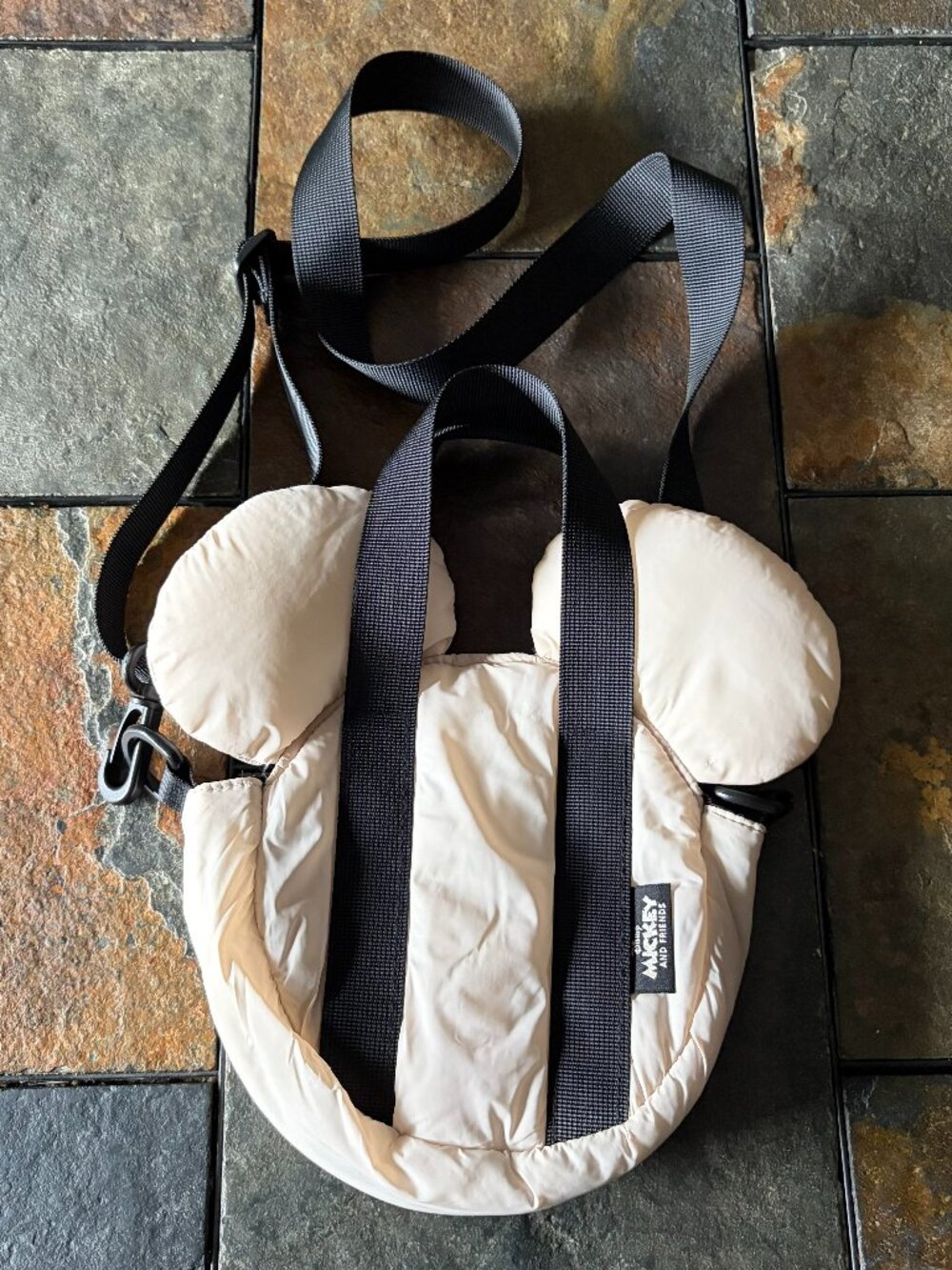 Zara x Disney Mickey Mouse quilted puffer crossbody bag